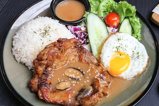 Chicken Chop with Rice