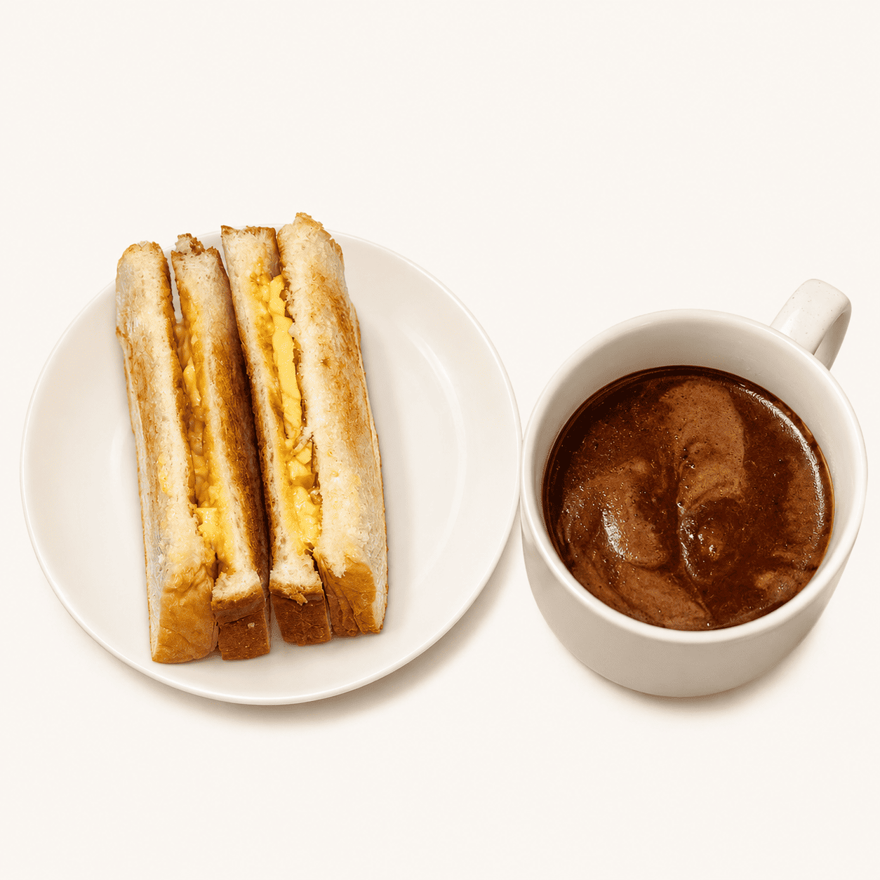 Kaya Toast & Hot Chocolate Set