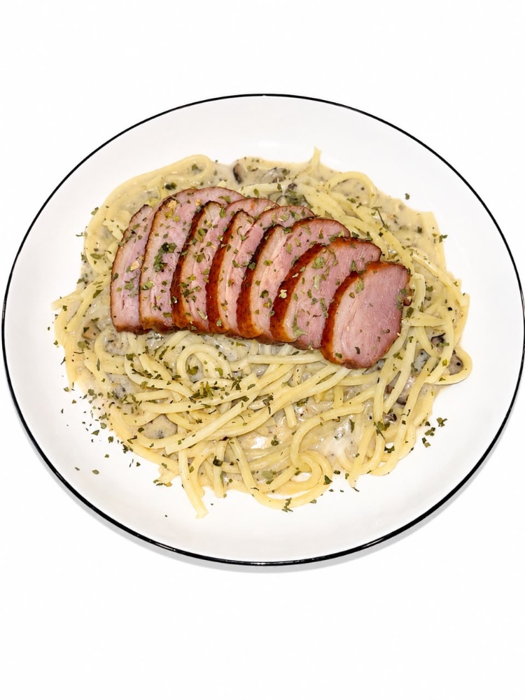 Carbonara Smoked Duck