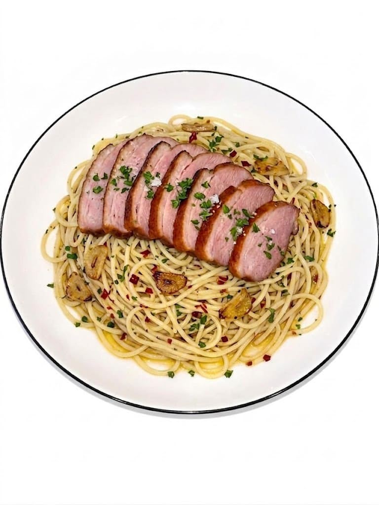 Aglio Olio Smoke Duck