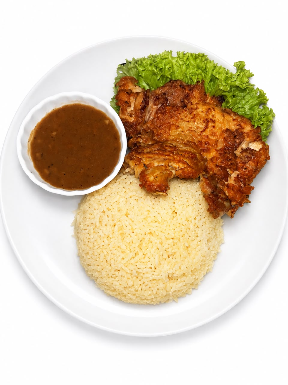Grill Chicken Chop Butter Rice